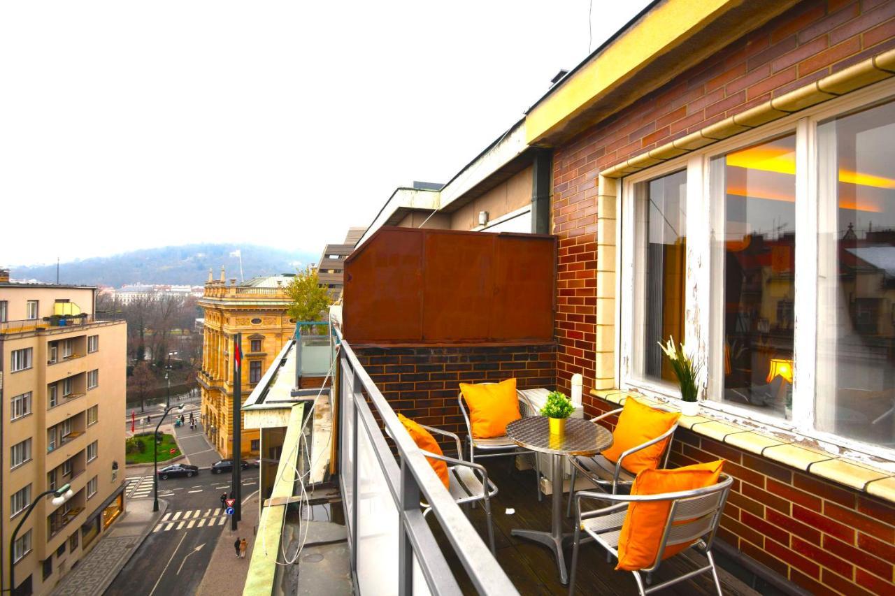 Apartment Waterfront River Side Roof - Terrace With View Prag